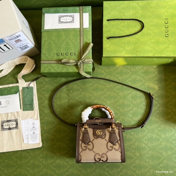 Firstbag ru bag Diana with mini GG tote Gucci jumbo 0822